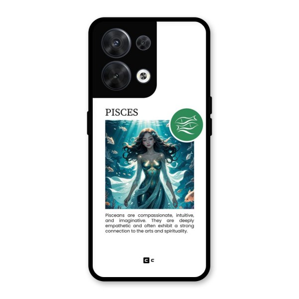 Precious Pisces Glass Back Case for Oppo Reno8 5G