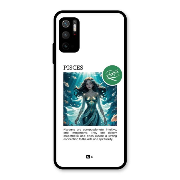 Precious Pisces Glass Back Case for Poco M3 Pro 5G