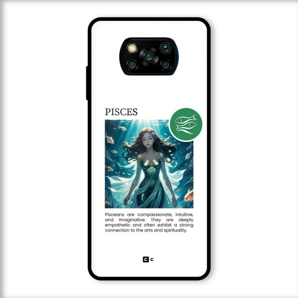 Precious Pisces Glass Back Case for Poco X3