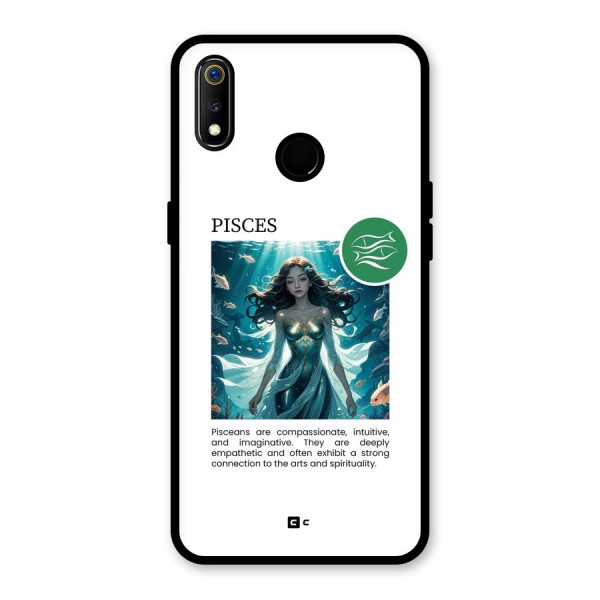 Precious Pisces Glass Back Case for Realme 3