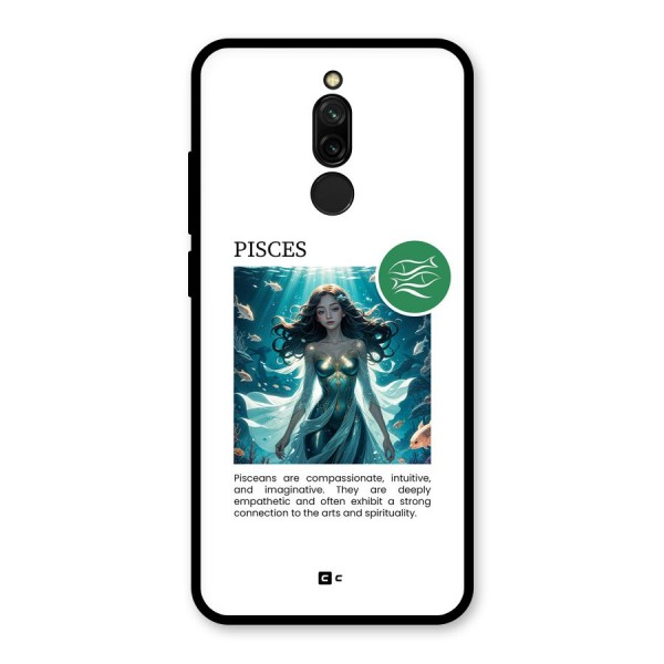 Precious Pisces Glass Back Case for Redmi 8