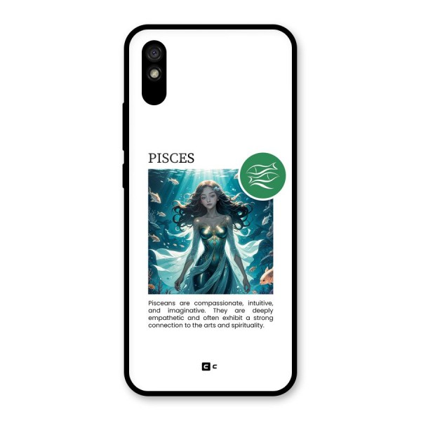 Precious Pisces Glass Back Case for Redmi 9i