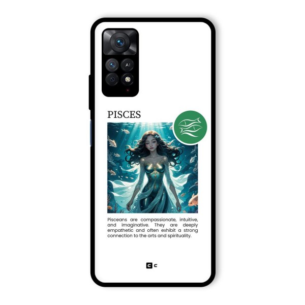 Precious Pisces Glass Back Case for Redmi Note 11 Pro