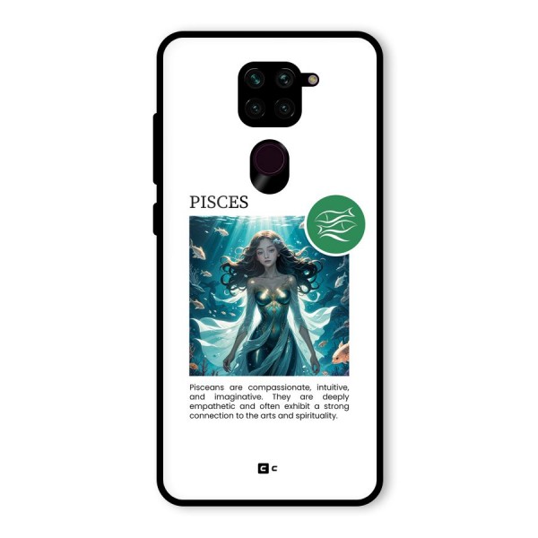 Precious Pisces Glass Back Case for Redmi Note 9