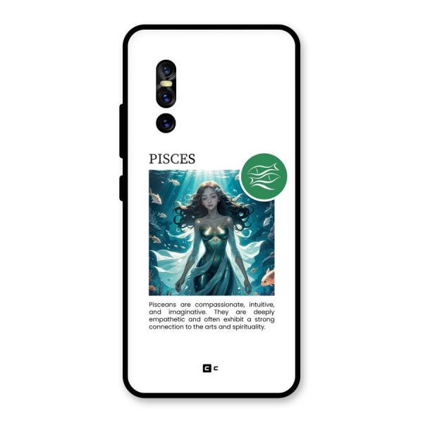 Precious Pisces Glass Back Case for Vivo V15 Pro