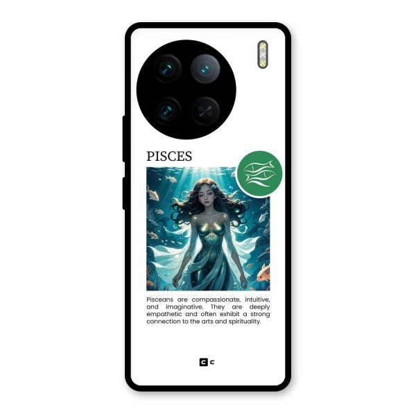 Precious Pisces Glass Back Case for Vivo X90 Pro