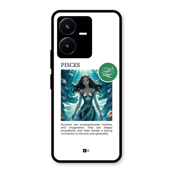 Precious Pisces Glass Back Case for Vivo Y22