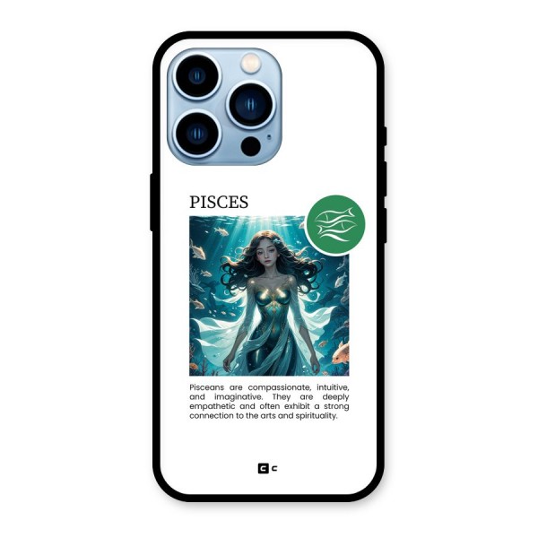 Precious Pisces Glass Back Case for iPhone 13 Pro