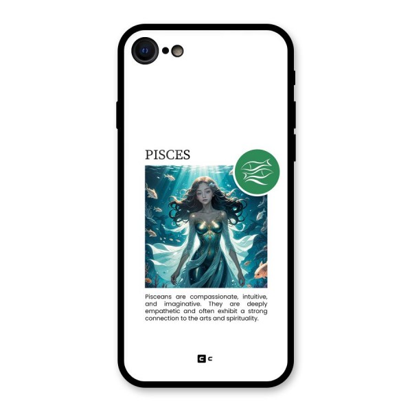 Precious Pisces Glass Back Case for iPhone 8