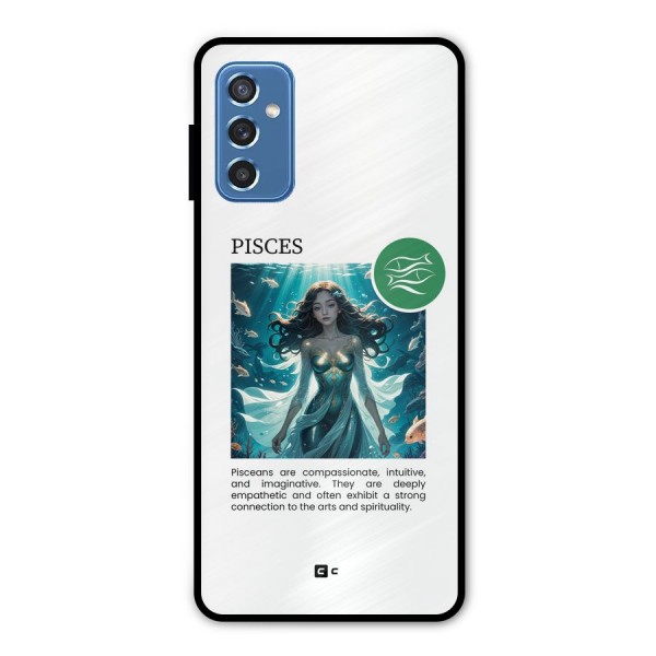 Precious Pisces Metal Back Case for Galaxy M52 5G