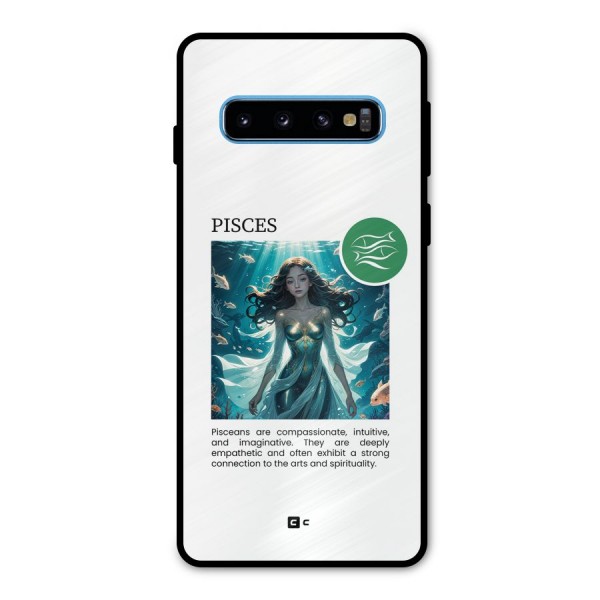 Precious Pisces Metal Back Case for Galaxy S10