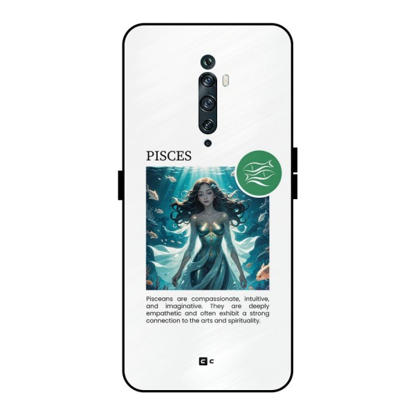 Precious Pisces Metal Back Case for Oppo Reno2 F