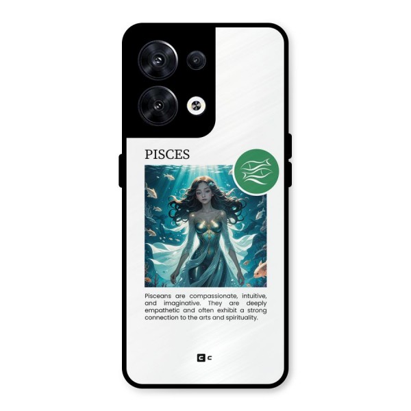 Precious Pisces Metal Back Case for Oppo Reno8 5G