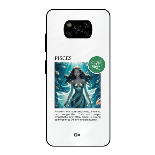 Precious Pisces Metal Back Case for Poco X3