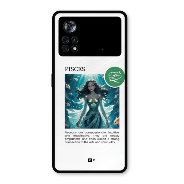 Precious Pisces Metal Back Case for Poco X4 Pro 5G