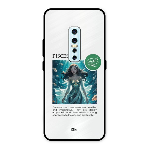 Precious Pisces Metal Back Case for Vivo V17 Pro