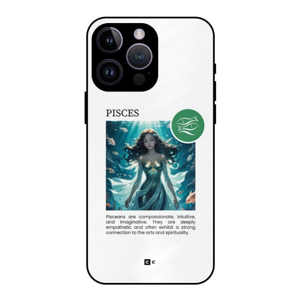Precious Pisces Metal Back Case for iPhone 14 Pro Max