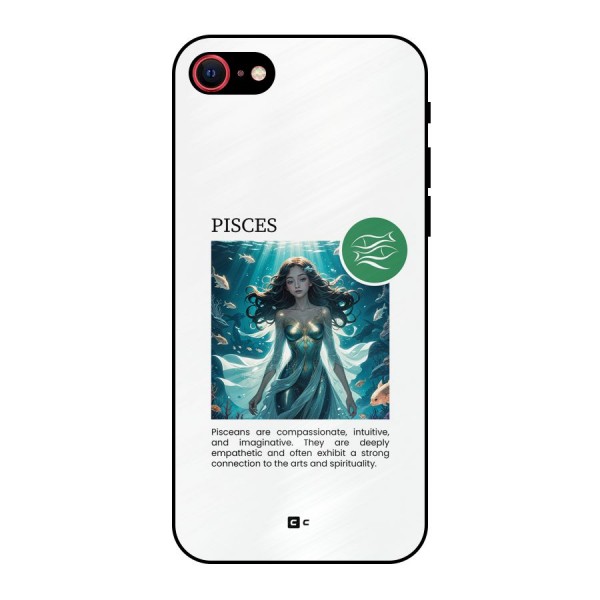 Precious Pisces Metal Back Case for iPhone 8