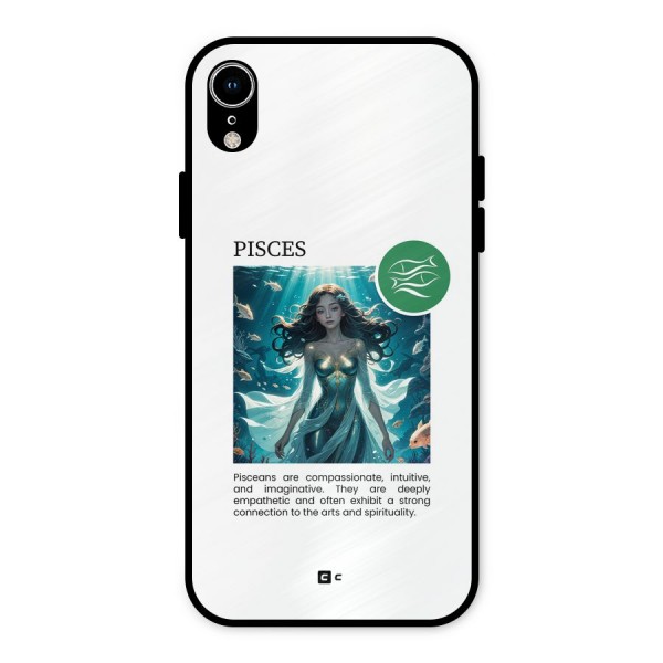 Precious Pisces Metal Back Case for iPhone XR