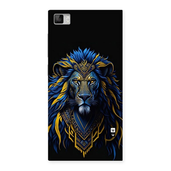 Premium Lion Abstract Portrait Art Back Case for Mi3