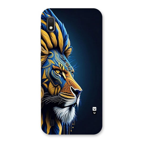 Premium Lion Abstract Side Art Back Case for Galaxy A10