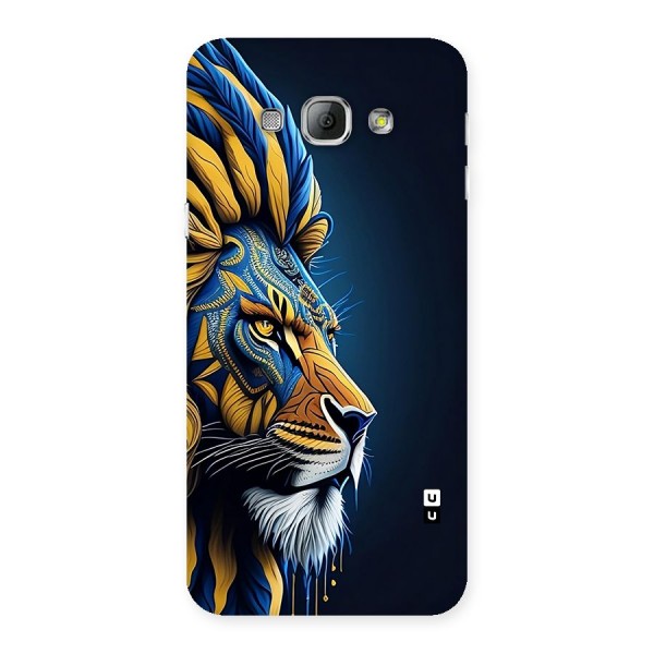 Premium Lion Abstract Side Art Back Case for Galaxy A8