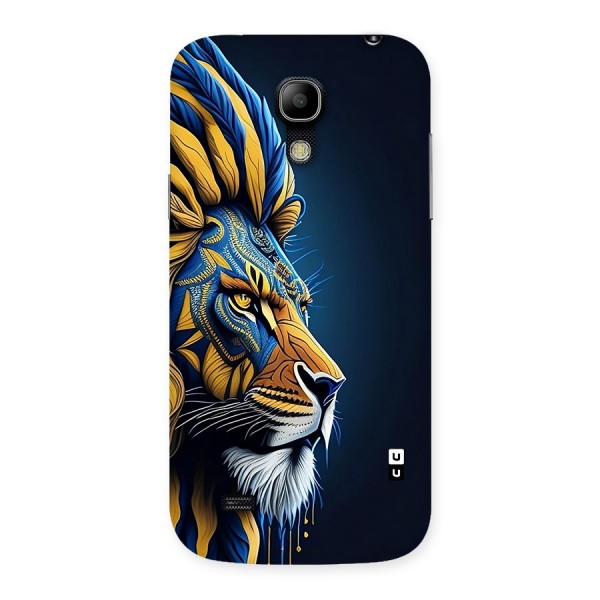 Premium Lion Abstract Side Art Back Case for Galaxy S4 Mini