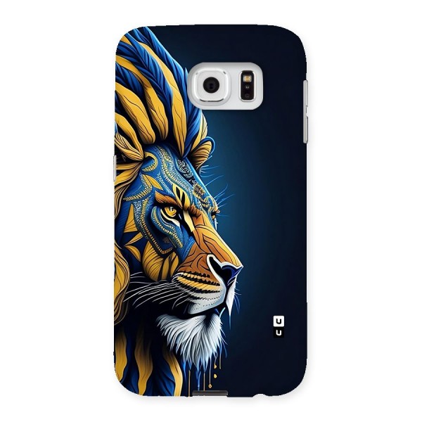 Premium Lion Abstract Side Art Back Case for Galaxy S6