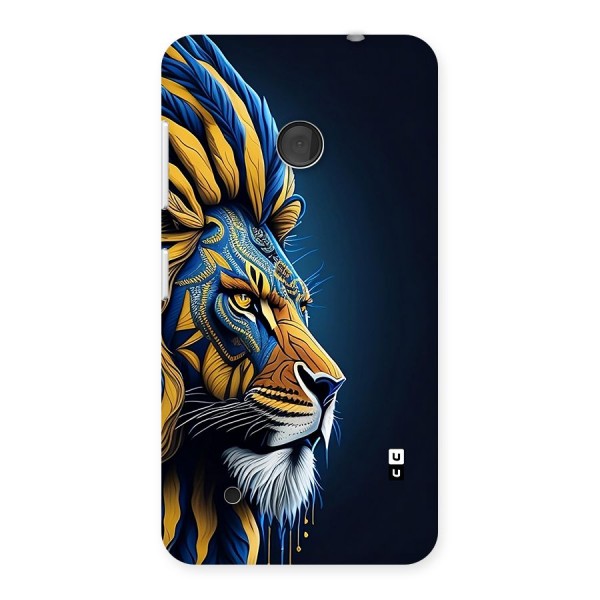 Premium Lion Abstract Side Art Back Case for Lumia 530