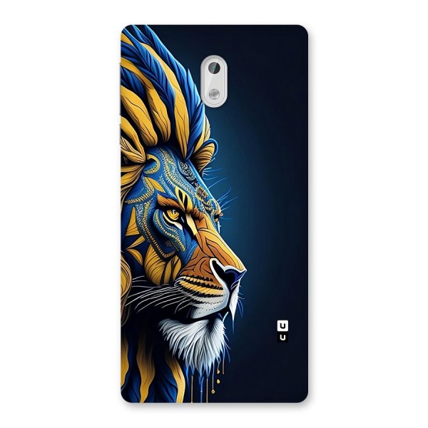 Premium Lion Abstract Side Art Back Case for Nokia 3