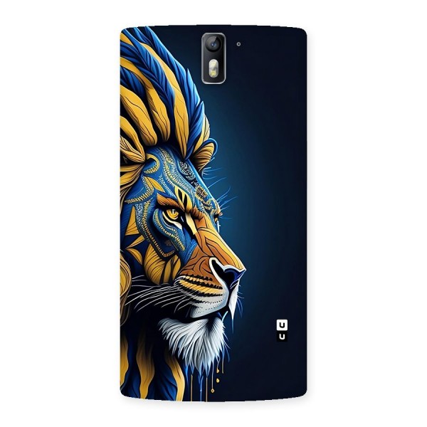 Premium Lion Abstract Side Art Back Case for OnePlus One