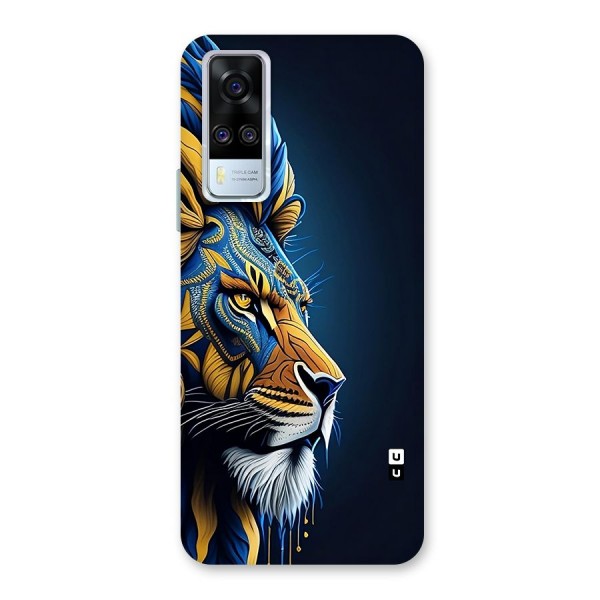 Premium Lion Abstract Side Art Back Case for Vivo Y51