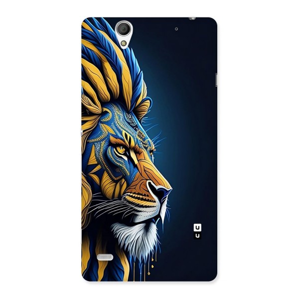 Premium Lion Abstract Side Art Back Case for Xperia C4