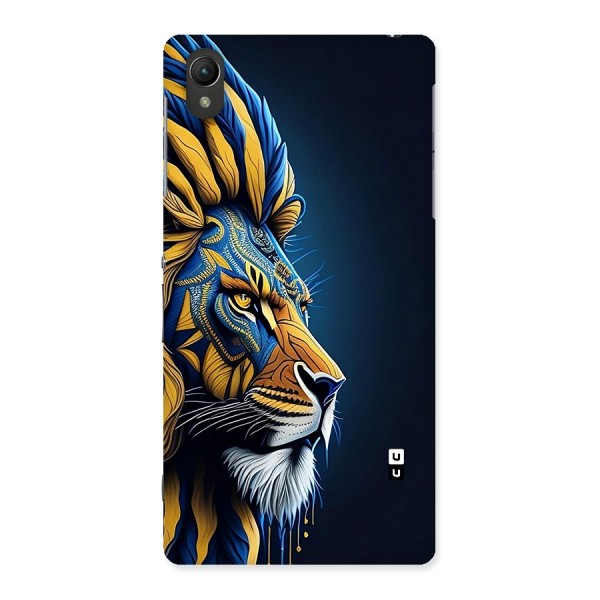 Premium Lion Abstract Side Art Back Case for Xperia Z2