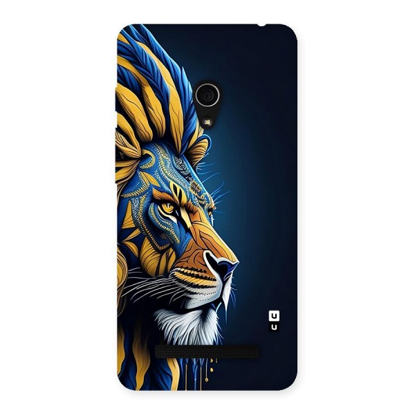 Premium Lion Abstract Side Art Back Case for Zenfone 5