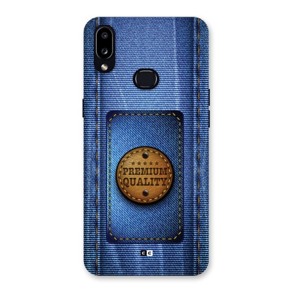 Premium Quality Denim Back Case for Galaxy A10s