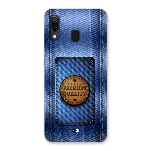 Premium Quality Denim Back Case for Galaxy A30