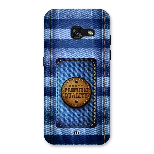 Premium Quality Denim Back Case for Galaxy A3 (2017)