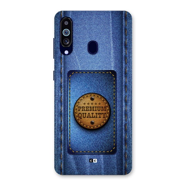 Premium Quality Denim Back Case for Galaxy A60