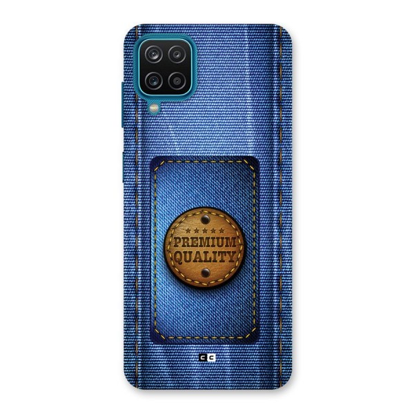 Premium Quality Denim Back Case for Galaxy F12