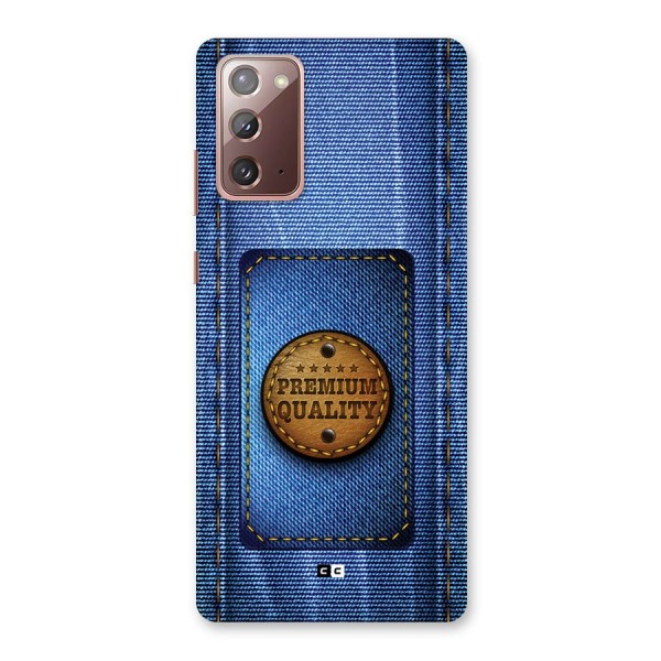 Premium Quality Denim Back Case for Galaxy Note 20