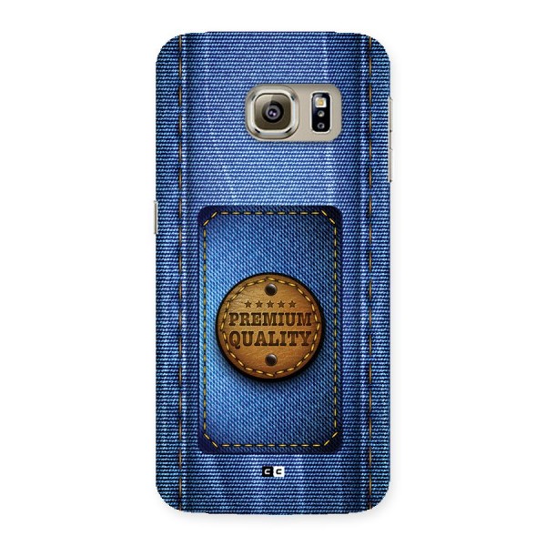 Premium Quality Denim Back Case for Galaxy S6 Edge Plus