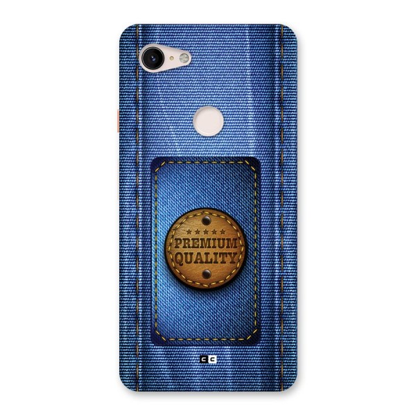 Premium Quality Denim Back Case for Google Pixel 3 XL