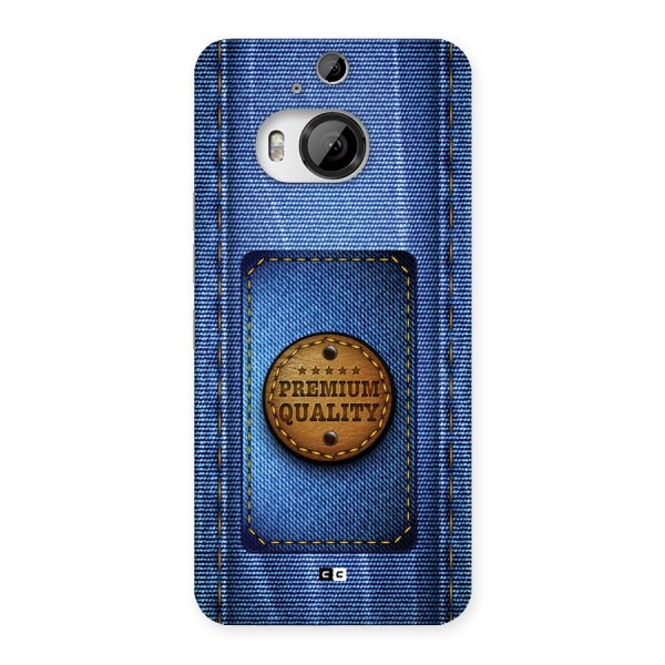 Premium Quality Denim Back Case for HTC One M9 Plus