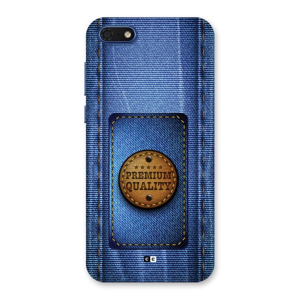 Premium Quality Denim Back Case for Honor 7s