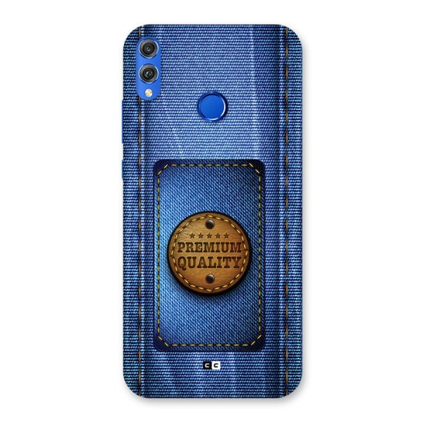 Premium Quality Denim Back Case for Honor 8X