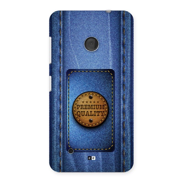 Premium Quality Denim Back Case for Lumia 530