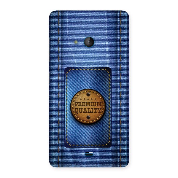 Premium Quality Denim Back Case for Lumia 540