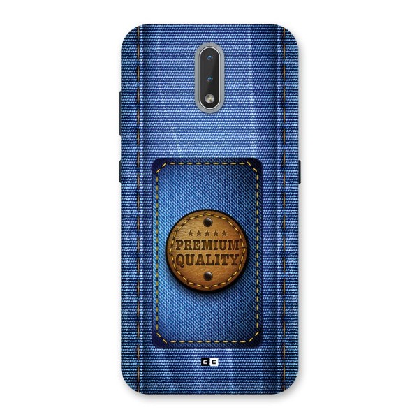 Premium Quality Denim Back Case for Nokia 2.3