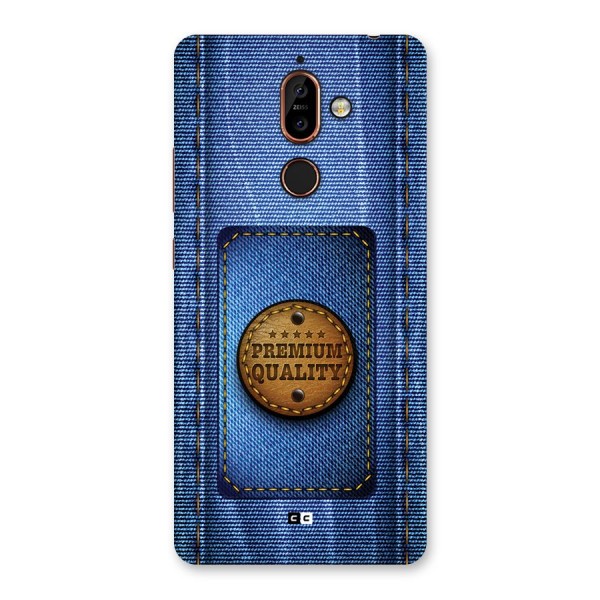 Premium Quality Denim Back Case for Nokia 7 Plus